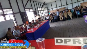 Forkorpimcam Saat Menghadiri Musrembang TK Kecamatan Sungai Tebelian